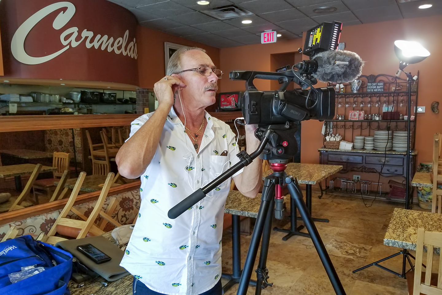 Carmelas. Professional Video Production, Photography, Marketing on the Treasure Coast. Olga Hamilton and Robert W. Hamilton, Jr. Martin County Lifestyle Magazine
