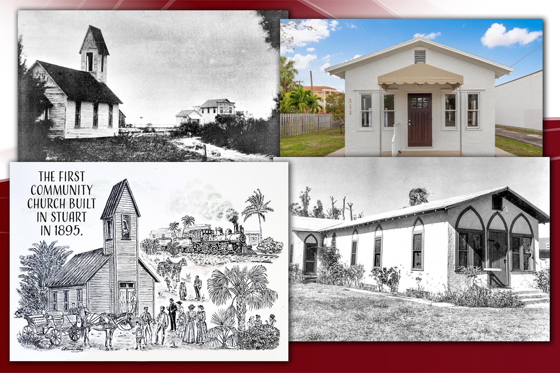 The 1895 Church of Stuart - Historic Building Restoration