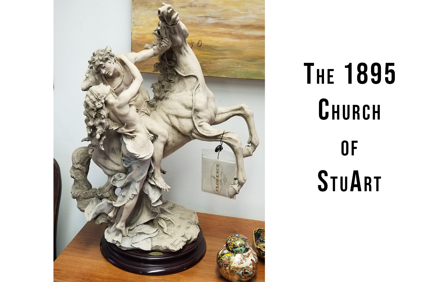 The 1895 Church of Stuart - historic building in Downtown Stuart, Martin County, Florida; art studio and gallery on the Treasure Coast. Supporting our local artists and the community's heritage.