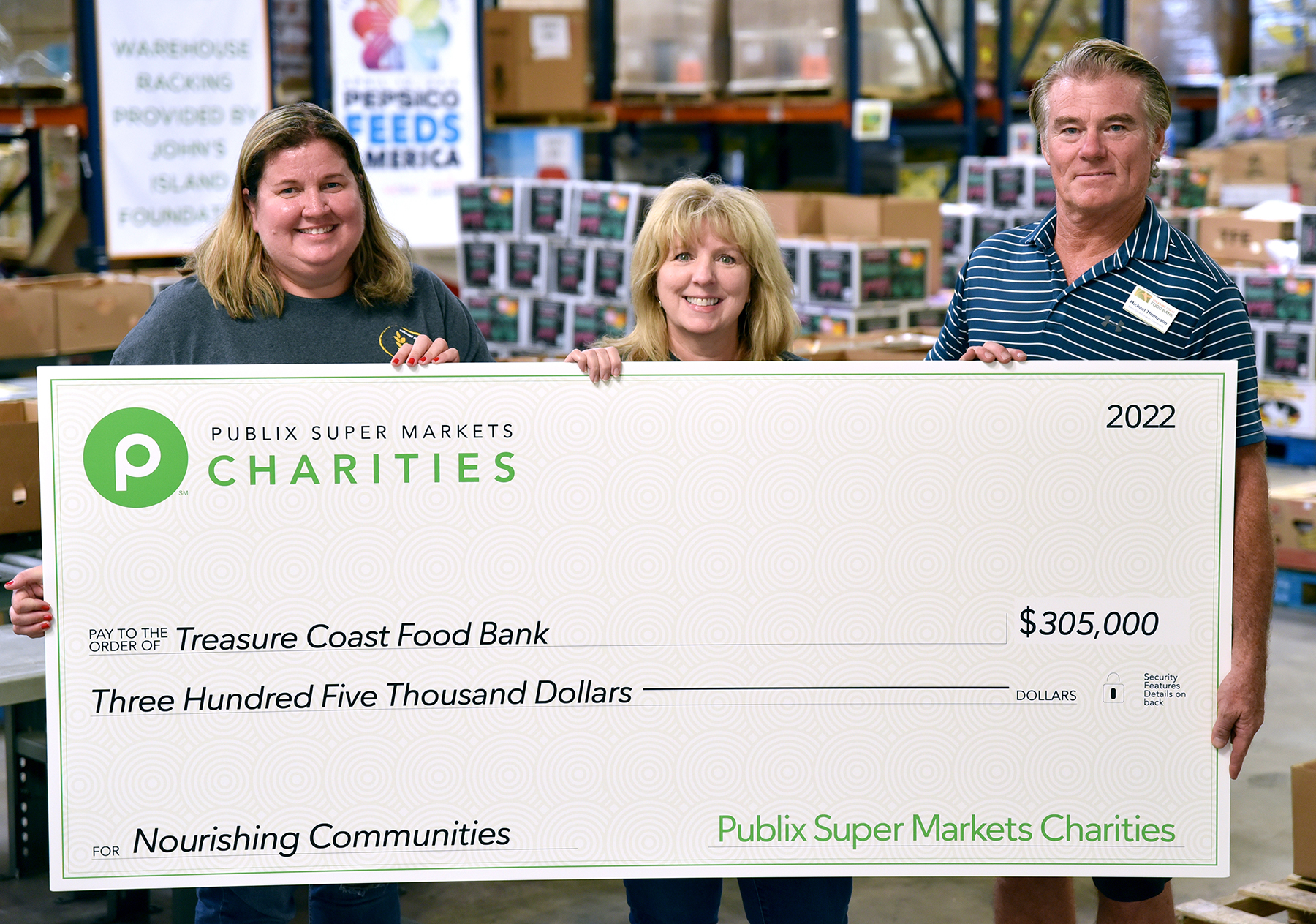 Treasure Coast Food Bank receives $175,000 donation from Publix Super Markets Charities for the purchase of a mobile food pantry